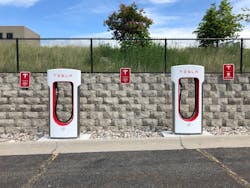 two-white-and-red-tesla-charging-station-2480315