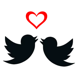 1671754486112 Twolovebirdsandvalentinesdayheartvectorclipart1