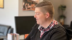 Keenan Walters of Collins Auto Care says listening is the most important thing in his role as a service advisor. Keenan Walters of Collins Auto Care says listening is the most important thing in his role as a service advisor.