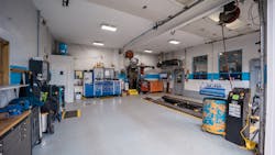 Another look at the Oceanside LLC shop floor. The shop services in 385 cars per month. Another look at the Oceanside LLC shop floor. The shop services in 385 cars per month.