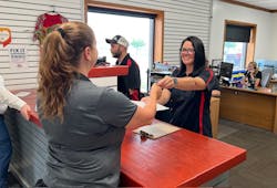 Advisors working at Fix It Forward Auto Care. Advisors working at Fix It Forward Auto Care.