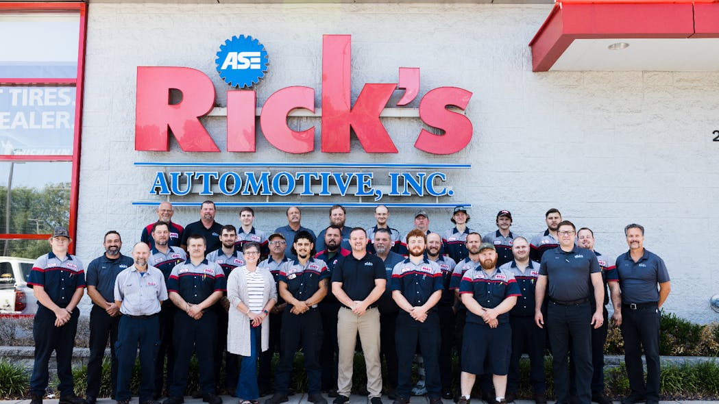 The team at Rick&apos;s Automotive.