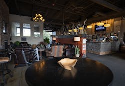 The waiting area at Babcock Auto Care was a labor of love for co-owner Jeanna Babcock. The waiting area at Babcock Auto Care was a labor of love for co-owner Jeanna Babcock.