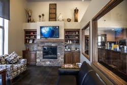 The waiting area invokes the comfort of home and is complete with a transparency window. The waiting area invokes the comfort of home and is complete with a transparency window.