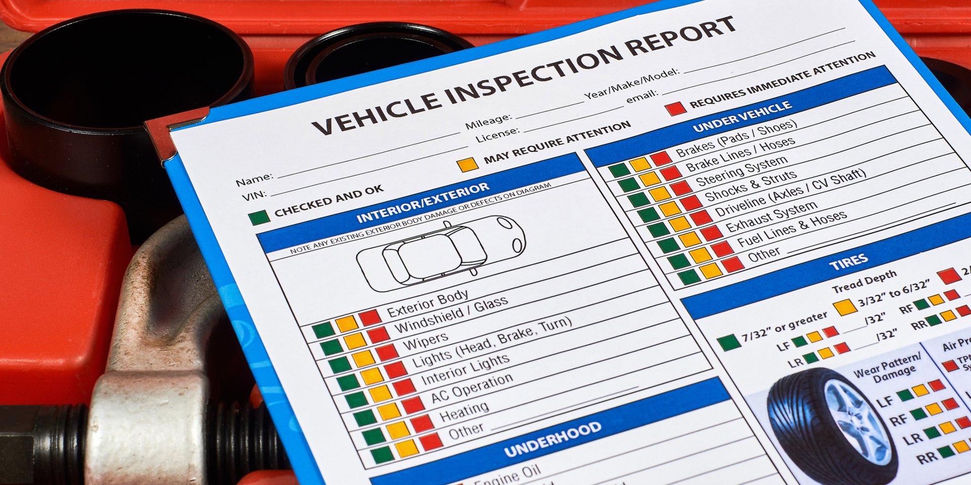 Vehicle inspection checklist. New York is implementing a new method for making inspections easier to track.