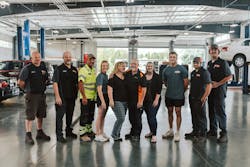 The team at Topel's Service Center The team at Topel's Service Center