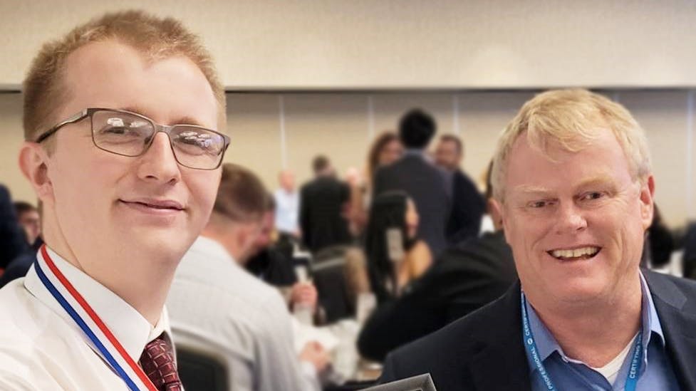 (Left to right) Benjamin Fisher and Ben Johnson of Mitchell 1.