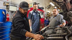 Al Oramas in the shop Al Oramas in the shop