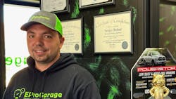 Sergey Beihul, owner of EProGarage in St. Peters, Mo., said his recent experience with a vehicle that his customer abandoned results in first-time customers paying a deposit on their repairs. Sergey Beihul, owner of EProGarage in St. Peters, Mo., said his recent experience with a vehicle that his customer abandoned results in first-time customers paying a deposit on their repairs.