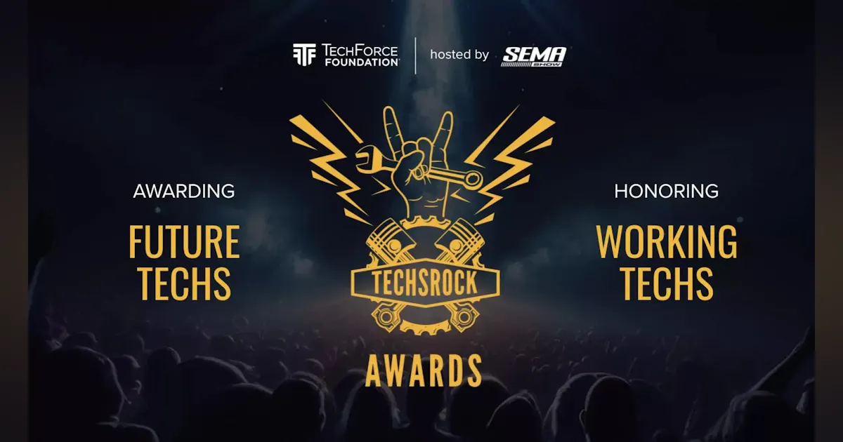 Tech Crew Rocks TechForce Foundation to Present Techs Rock Awards Live at 2025 SEMA ...