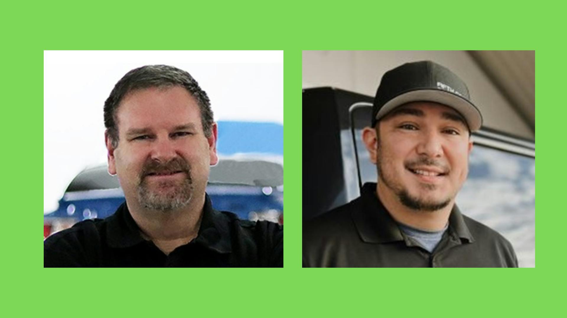 (L) John Miller, (R) Ceasar Cordon