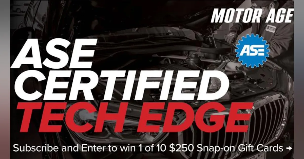 Ase Lead Tech New ASE Certified Tech Edge newsletter to launch Oct. 1 | Ratchet and ...