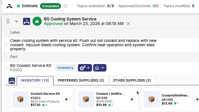 69eb0a79cbb3b2b6bd822133 Autoquoteiq In Tekmetric