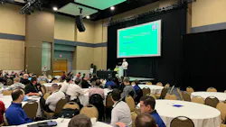Not all public speaking involves a roomful of attendees and a podium, but it's what most people think of when they hear the dreaded term.