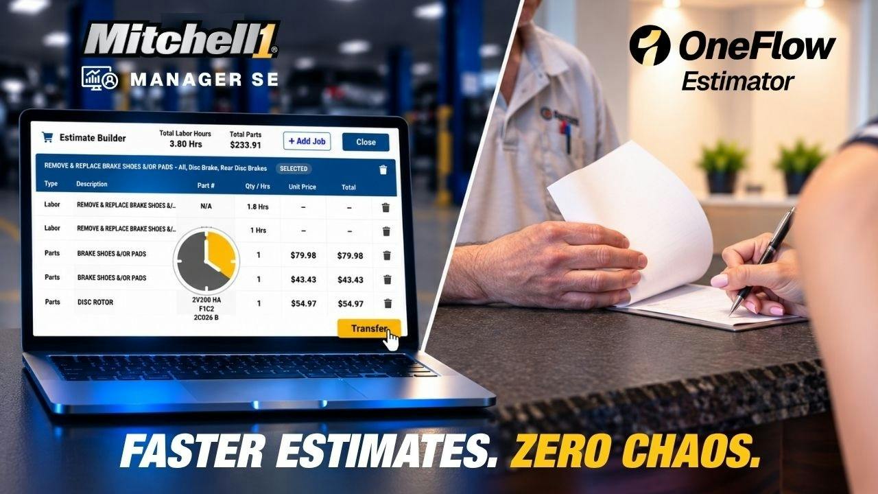 Build Auto Repair Estimates at Lightning Speed, with Zero Chaos